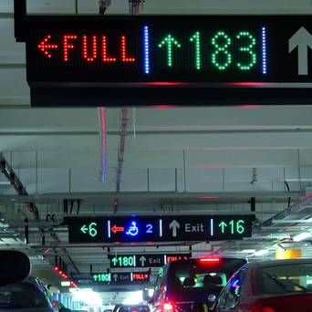 LED parking displays